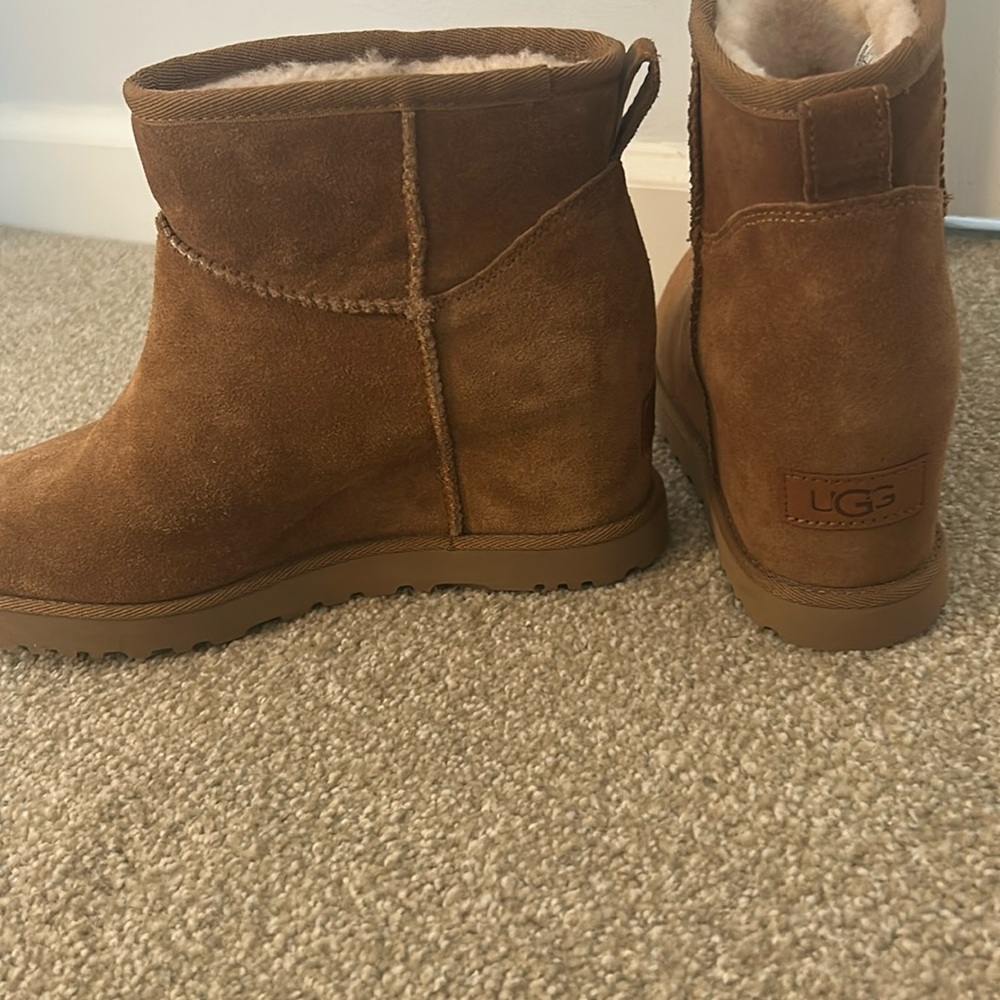 Ugg heeled boots, Size 8